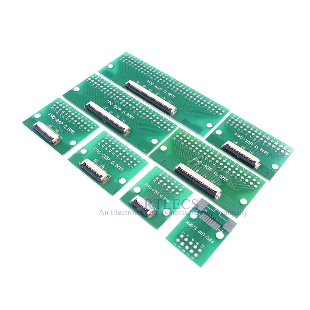 5 шт. 10P 20P 30P 40Pin 0 мм FFC/FPC DIP 2 54 шаговый Кабельный адаптер PCB SMT разъем для Dip адаптера |