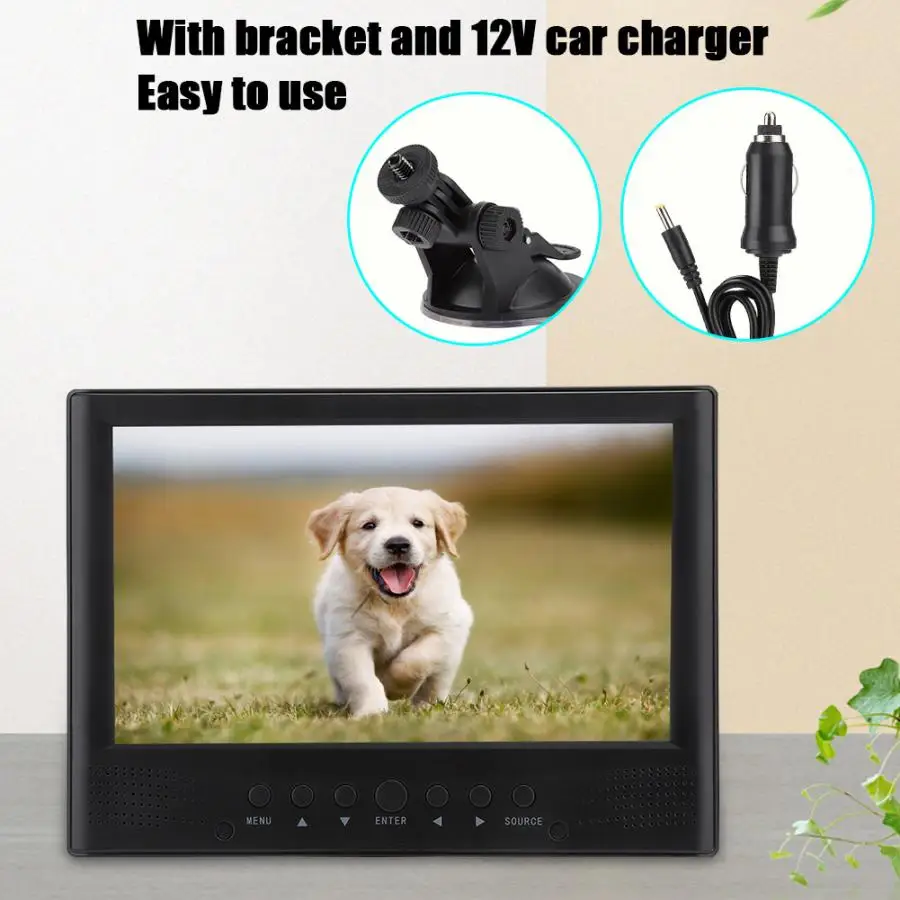 LEADSTAR 9 дюймов спереди колонки цифровое телевидение с TF слотом для карт 110 220V цвет