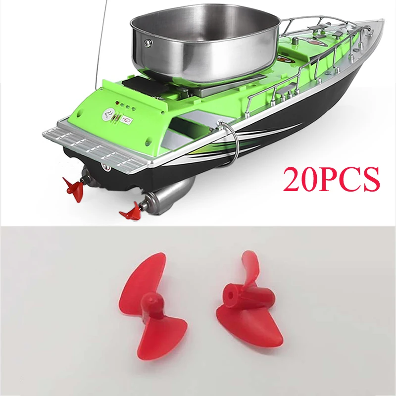20 шт. 2 лопасти пропеллер рыболовная приманка на радиоуправлении аксессуары для