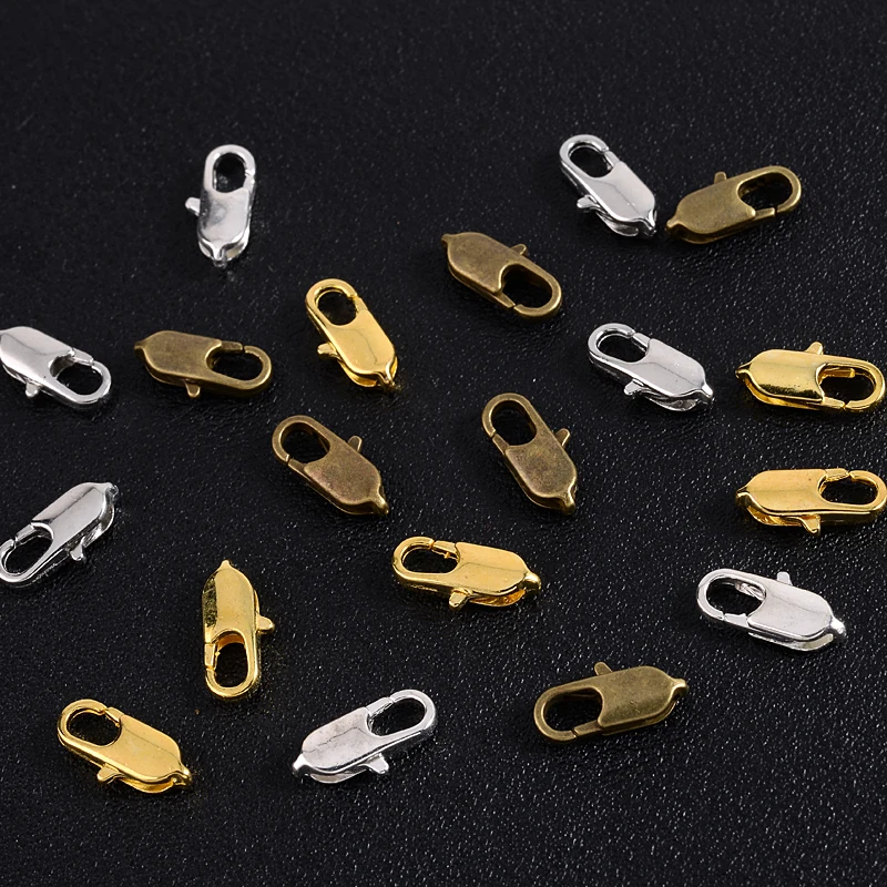 Шарм 4x12 мм поворотная застежка с открытым переходным кольцом 60 шт./лот ожерелье