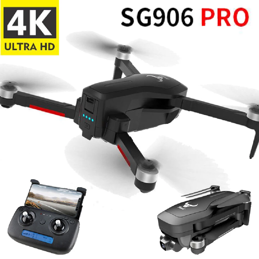 SG906 PRO GPS бесщеточный Дрон с 2 осевым стабилизатором самостабилизация Wi Fi FPV 4K
