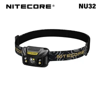 nitecore nu32 headlamp 550 lumens cree xp g3 s3 led built in rechargeable battery light outdoor camping hunt search adventure