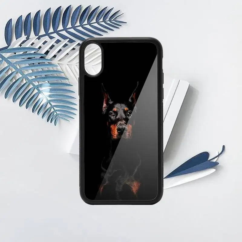 

Doberman dog cool Phone Case TPU For iPhone X XR XS 11 12 mini Pro MAX 6 6S 7 8 Plus SE 2020