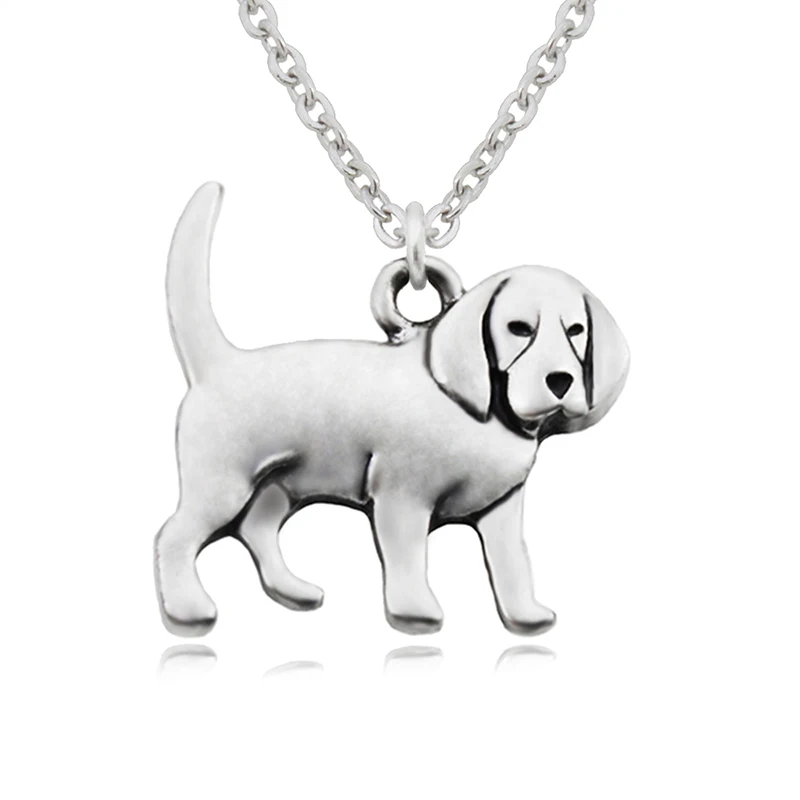 Футболка с принтом милый Бигль и Coonhound кулоны в форме собаки подвеска Колье Бохо