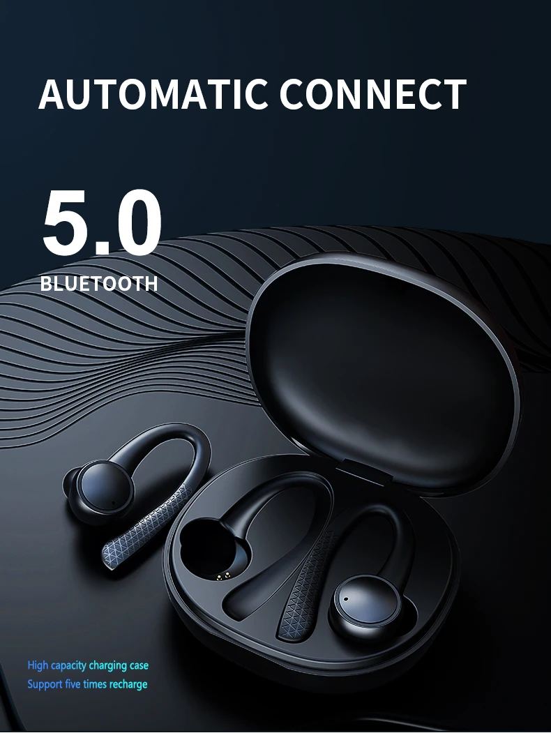 TWS 5,0 беспроводные Bluetooth наушники T7 Pro Hi-Fi стерео беспроводные наушники Спортивная гарнитура с зарядным устройством для телефона