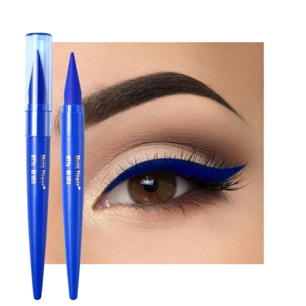 

1pc Waterproof Eyeliner Black/Blue/Brown Matte Longlasting Eye Makeup Quick Drying Smudge-proof Eyeliner Pencil wholesale