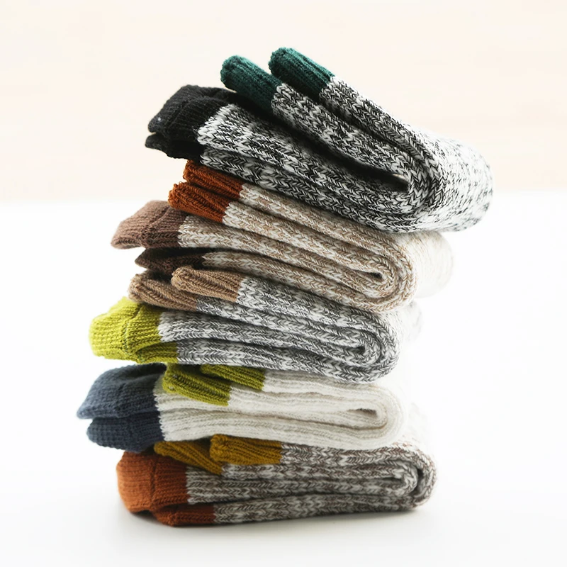 Теплые носки зимние для маленьких мальчиков и девочек детские на возраст 5/8 лет 2