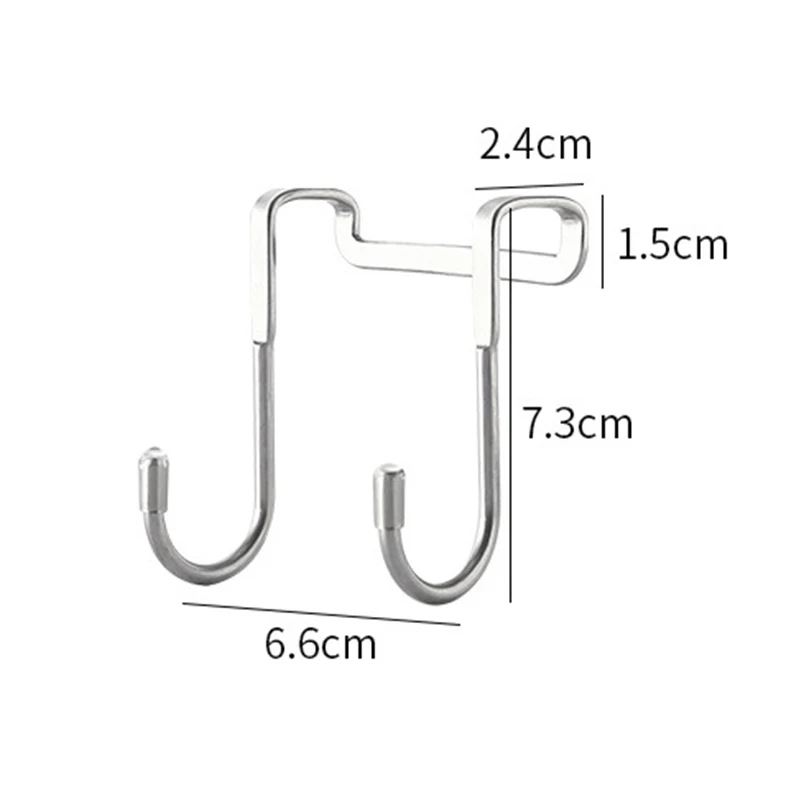 

4 шт., крючок-вешалка из нержавеющей стали