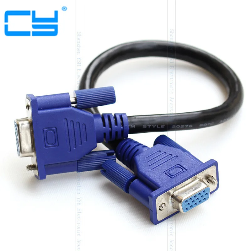 5 шт./11 8 &quot15Pin VGA RGB vga папа к женскому F/F M/F SVGA D-Sub HD15 монитор Мужской мужскому M/M