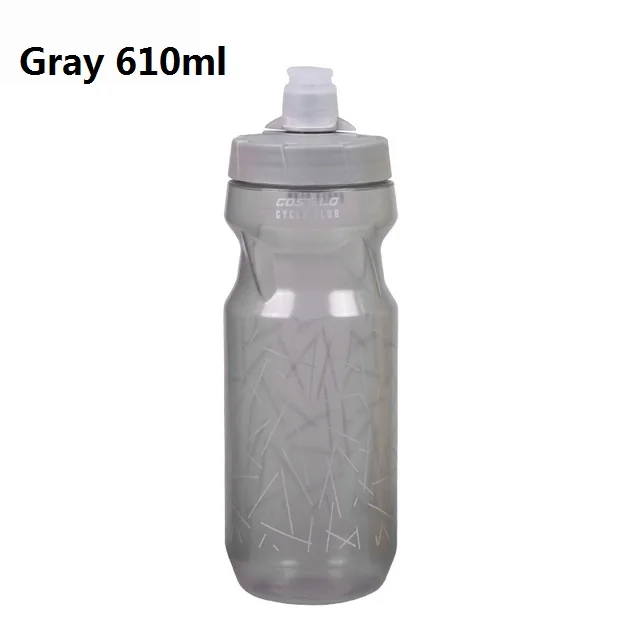 Gray 610ml Costelo велосипедный клуб велосипедный велосипед бутылка воды для велосипедиста Спортивная бутылка для воды 710 мл магнитный держатель для бутылки воды бутылка для гольфа Raph - Цвет: Gray 610ml