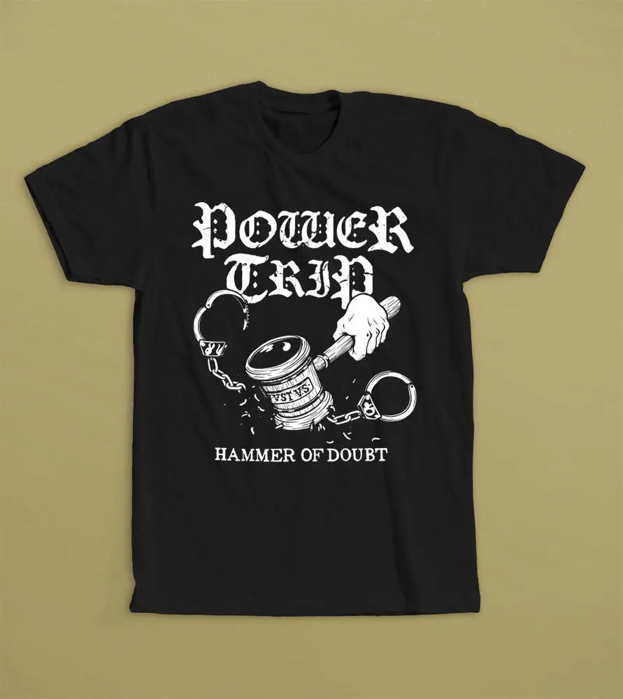 

POWER TRIP HAMMER OF DOUBT HARDCORE PUNK BAND INTEGRITY T-SHIRT