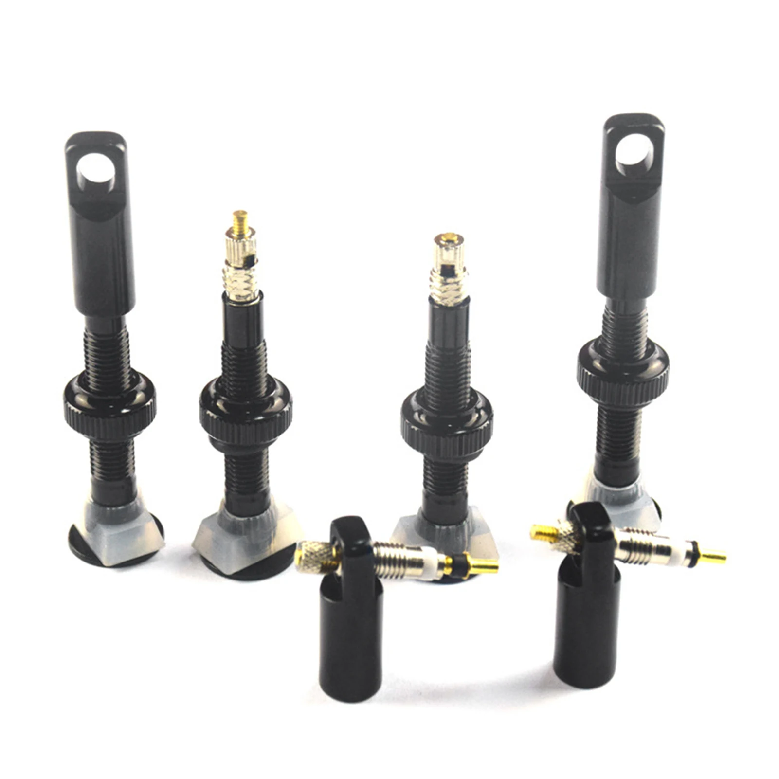 

4pcs Aluminum Alloy Bicycle Tire Valve Cap Ultralight Mountain Road Bike Valve Cap Bike Tire Valve Protector MTB Accessories