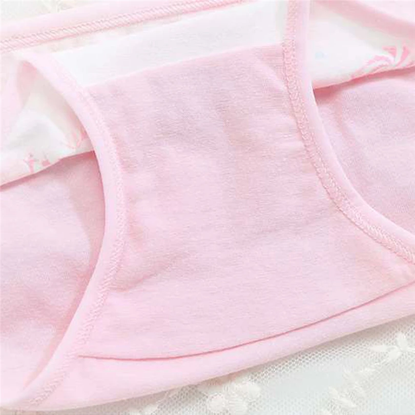 4 шт. детские трусы для девочек детское нижнее белье с мультяшным медведем