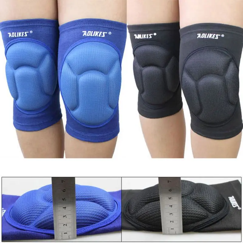 

1 Pair Basketball Skating Knee Guard Sport Safety Shockproof Sponge Pad Knee Support Brace Guard Elbow & Knee Pads