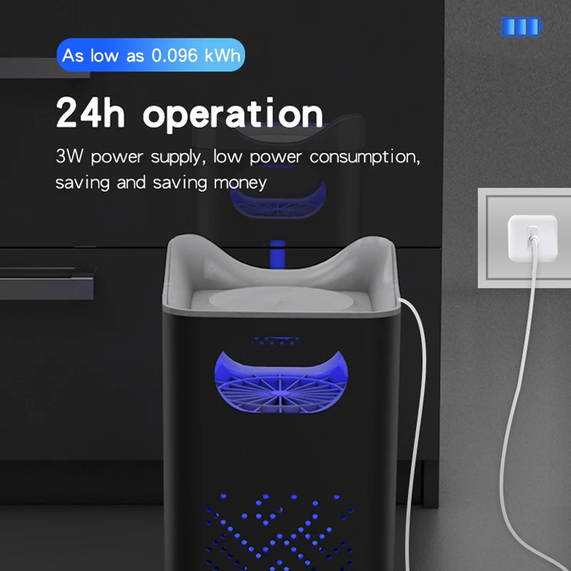 2020 подвесная ловушка для комаров с питанием от USB 360 ° насекомых без шума