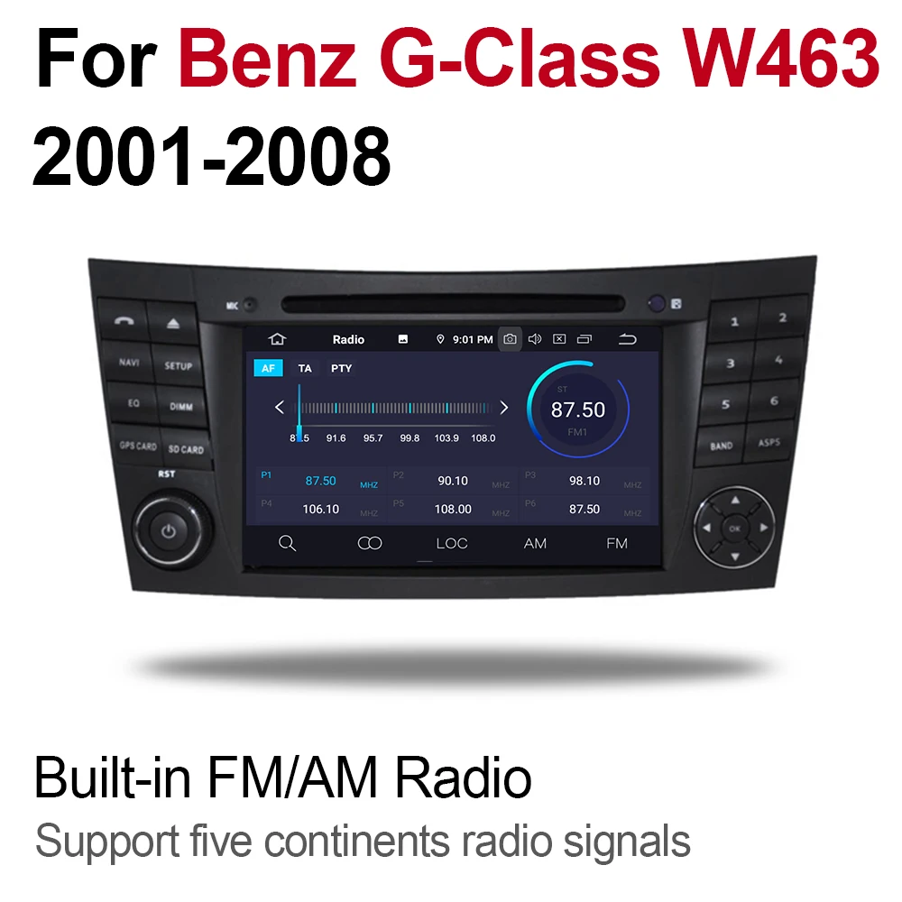Автомобильный dvd плеер 4 ГБ android 9 0 для Mercedes Benz G Class W463 2001 ~ 2008 NTG мультимедийная GPS