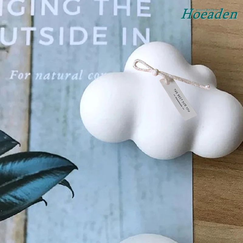 

Cloud Shape Silicone Candle Mold Candle Making Supplies Wax Soap Mold Plaster Home Decor Handmade Aromatherapy Candle Soap Mold