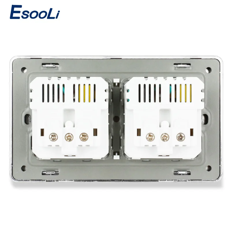 Esooli черный белый золотой 2 клавиши телефон с 4 USB портами для зарядки скрытый