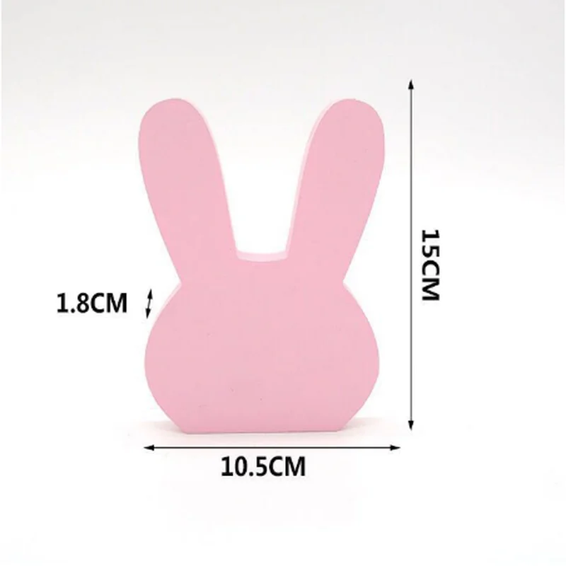 

Nordic Nursery Decor Wooden Bunny Figurine Kids Room Decor Scandiniavian Children Girl Room Decor Nordic Home Decoration ZM826