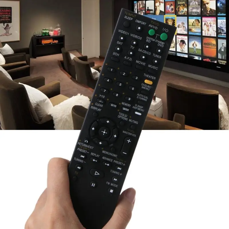 

RM-AAU022 Replaced Remote Control for SONY AV System TV RM-AAU020 STR-KS2300 STR-DG520 RM-AAU019 STR-DG520B STR-DG710