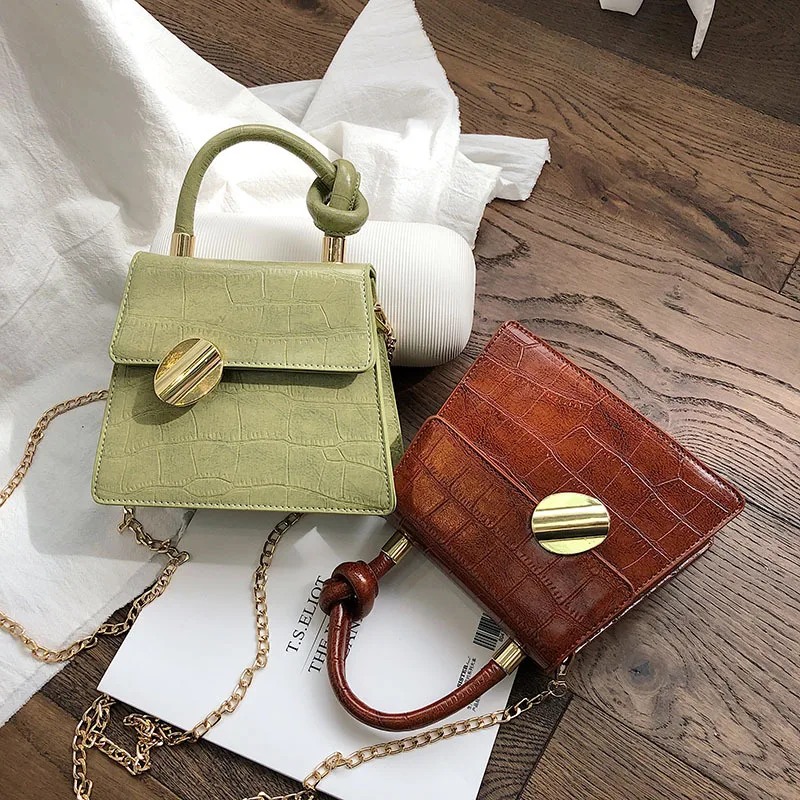 JIULIN 2019 новая лестница крокодил полосатая сумка большая кнопка однотонная