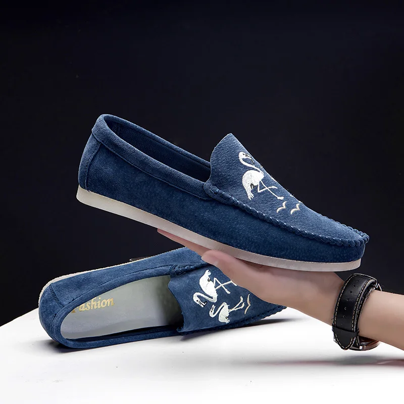 Fashion Style Soft Moccasins Men Loafers High Quality pig Leather Shoes Flats wedding Driving Big size 38-48 w5 | Обувь