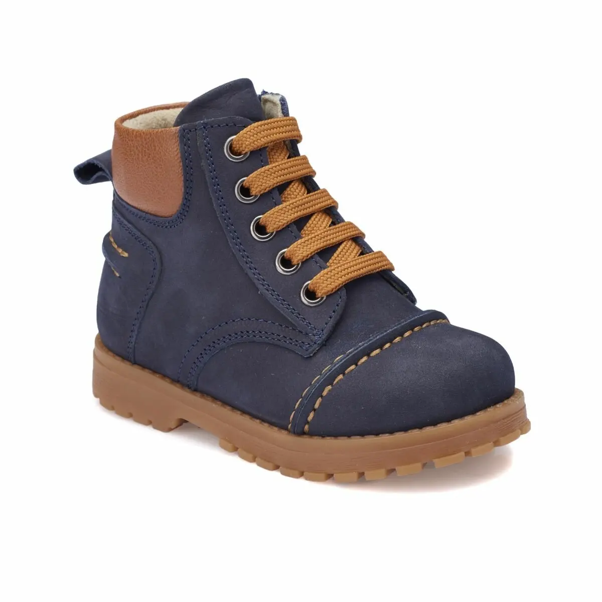 

FLO NEPO LEATHER Navy Blue Male Child Boots KINETIX
