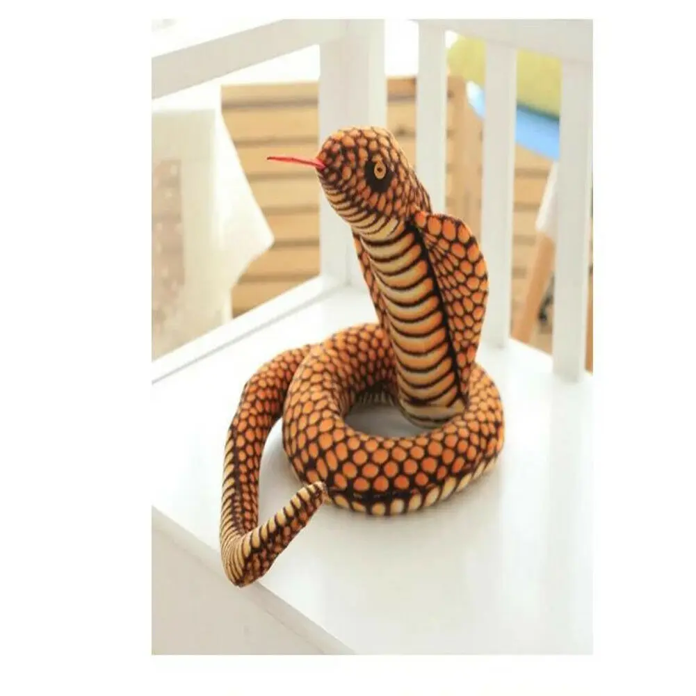 

Snake Pillow Plush Soft Toy Animal Stuffed Giant big ER birthday Toy Gift Decore Cotton Stuffed Animals Cute Plush