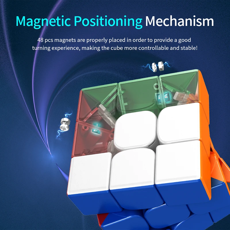 

Moyu RS3M 2020 Magnetic 3x3x3 Magic Cube MF3RS3M cubing classroom RS3 M Magnets Puzzle Speed RS3M Cube Toys for Children
