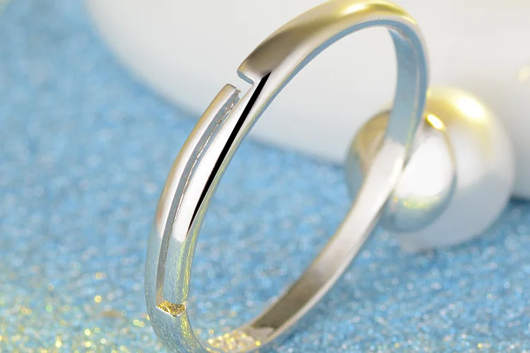 Drop Shipping Fashion Silver Color Round Pearl Adjustable Rings For Women Wild Jewelry |