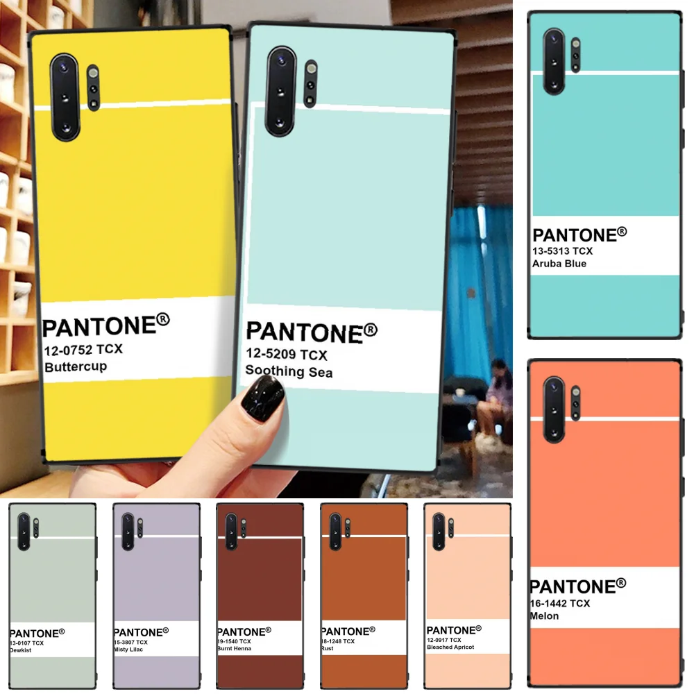 Reayou Pantone Candy Color Coque Shell Phone Case For Samsung Note4 5 7 8 9 10 Note10 Pro M10 20 30 | Мобильные телефоны и