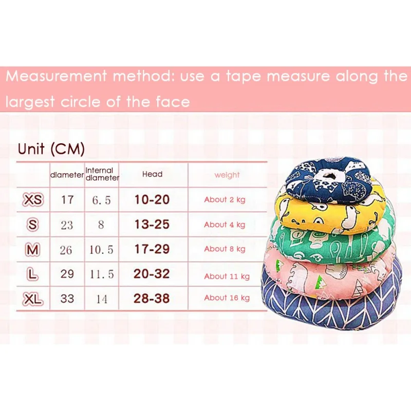 

Hot SalesJapanese style pet collar Cat Recovery Collar Anti Biting Pillow Funny Soft Pet Supplies adorable pillow scarf small bu