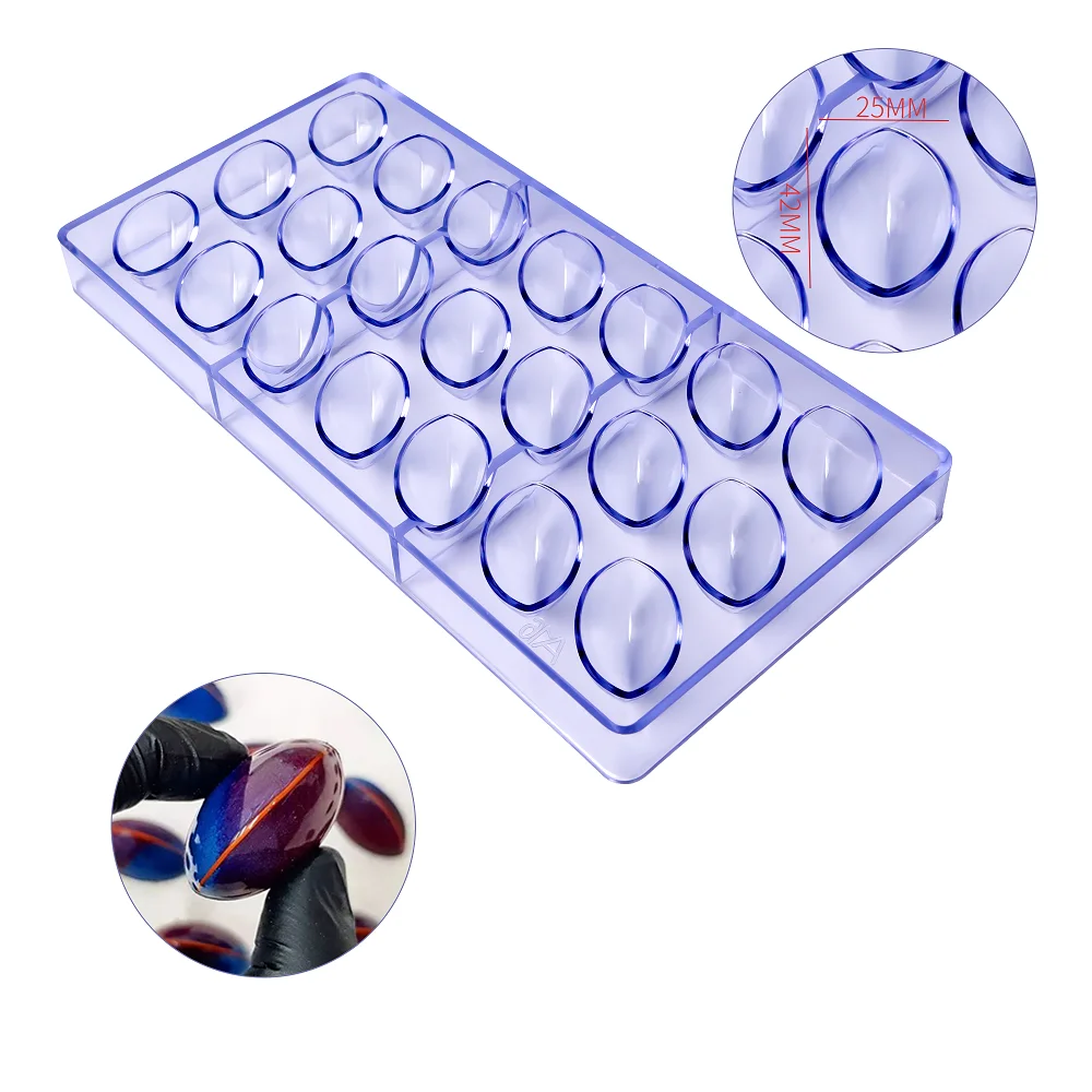 

(3pcs/Lot)Free Shipping New Plastic 21 Pieces Olive Fruit Pattern Shapes DIY Baking Chocolate Mold CC0073