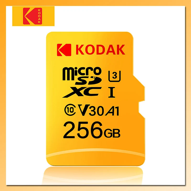 Карта памяти KODAK tarjeta Micro SD 128 Гб 64 ГБ 32 ГБ 16 ГБ Micro SD карта 256 ГБ 512 ГБ TF Карта U3 cartao de Карта памяти MicroSD Clase 10