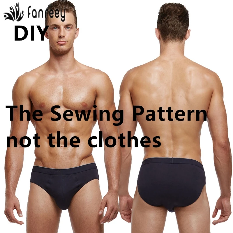 

Sewing Pattern of Men's briefs DIY WW-M457