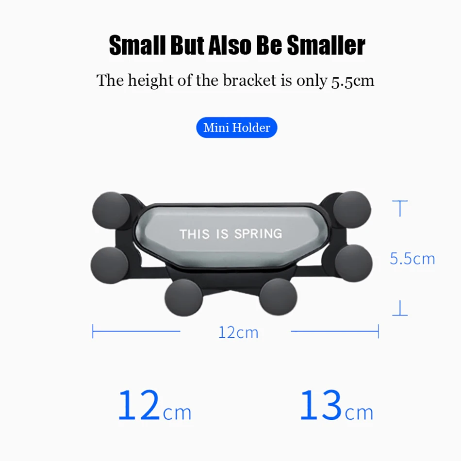 Гравитационный Автомобильный держатель для телефона в автомобиль