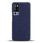 Роскошный тканевый чехол для VIVO X50 Pro Plus, тонкий тканевый жесткий чехол в стиле ретро для VIVO X 50 X50 Pro + Plus VivoX50 X50pro, чехол