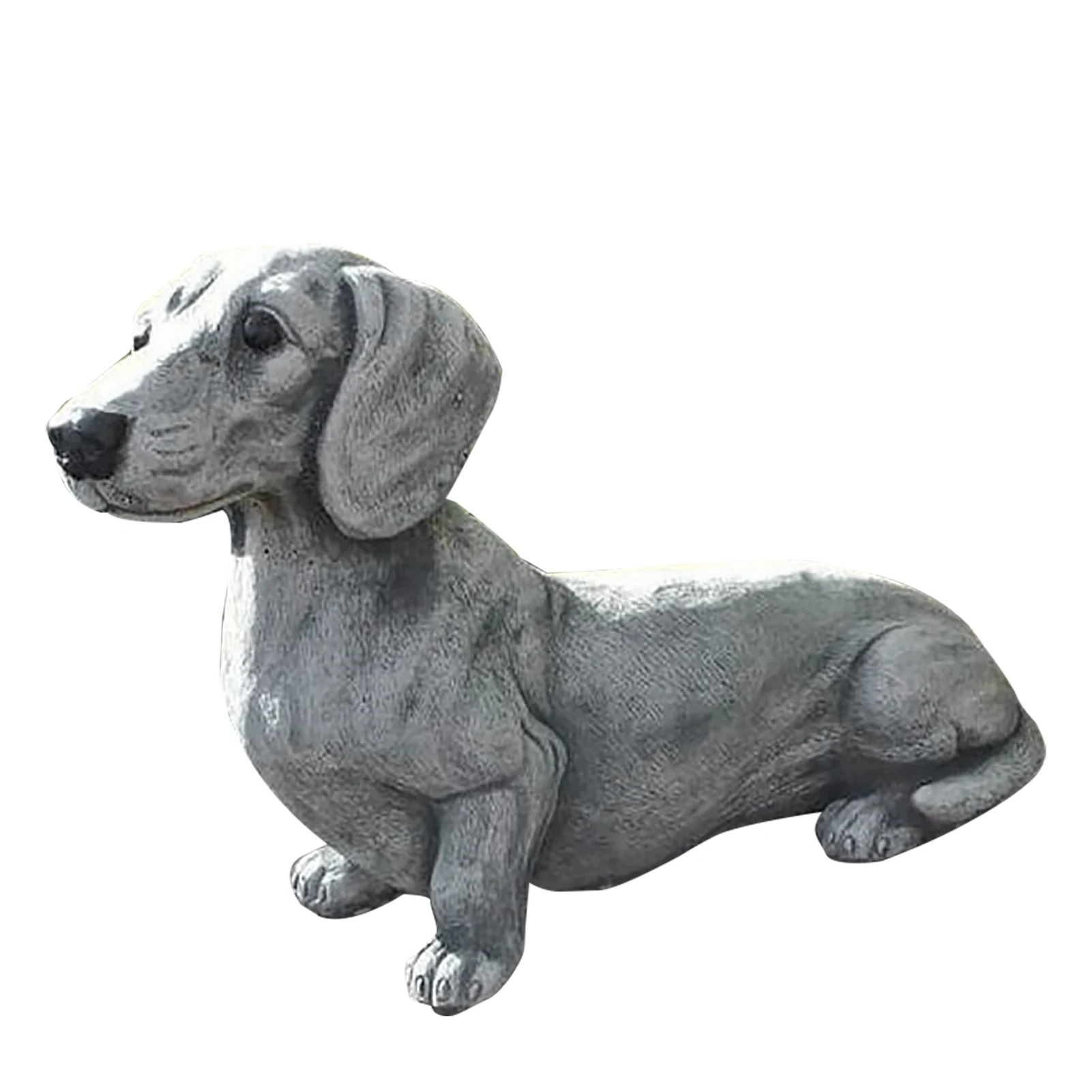 

Newly Dachshund Statue Garden Decor Resin Crafts Dog Lover Gift Sculpture Patio Lawn Courtyard Home Decoration