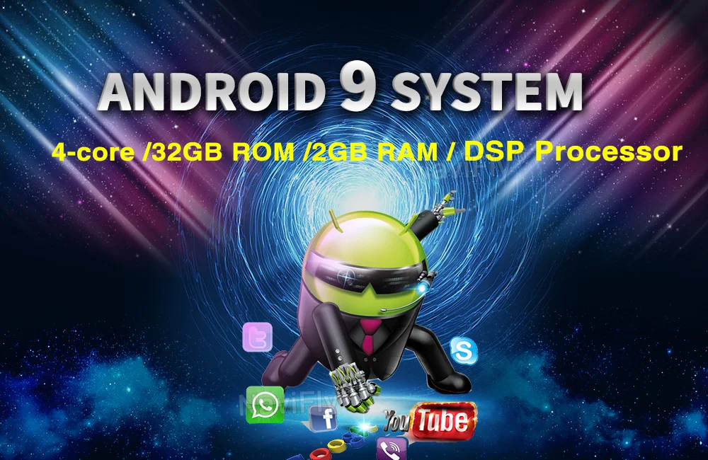 NaviFly " Android 9 автомобильный мультимедийный плеер для hyundai IX35 TUCSON 2009 2010- Wifi RDS gps Navi 2+ 32G hd-навигатор для автомобиля BT