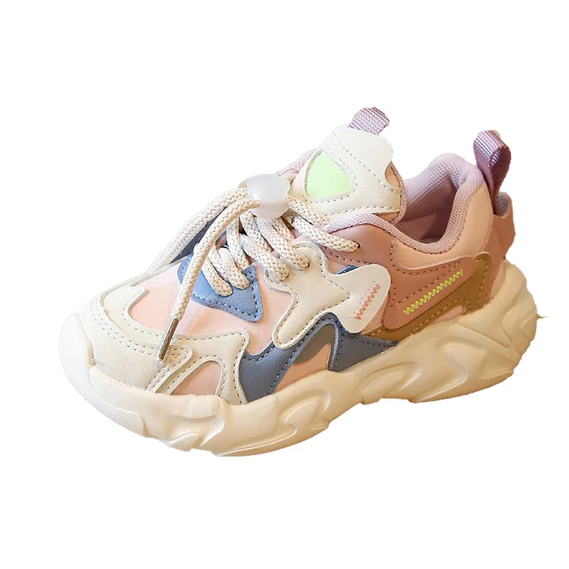 

Girls Children Shoes Sports Shoes 2021 Autumn The New Fashion Daddy Shoes Spring And Autumn Boy Leisure Breathable Outdoor