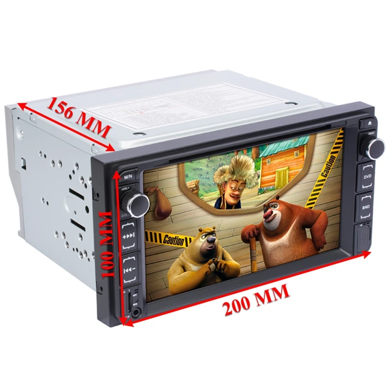 Автомобильный Dvd-плеер 2 Din 7-дюймовый мультимедийный плеер 2Din автомобильное радио