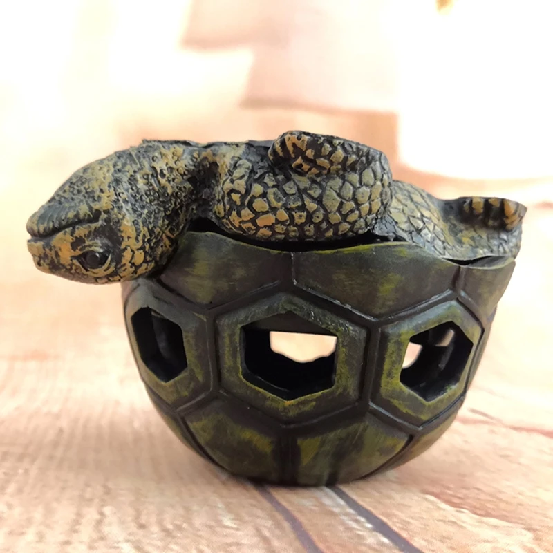 

Creative Resin Turtle Ashtray Smoke Cigarette Tray Container Craft Home Office Car Hotel Decoration