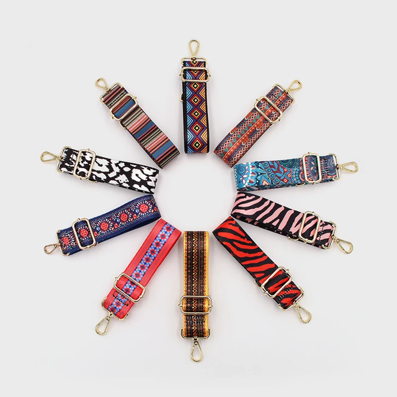 2021 New Arrival Leopard Zebra Handbag Adjustable Shoulder Strap Wide Crossbody Bag Belt