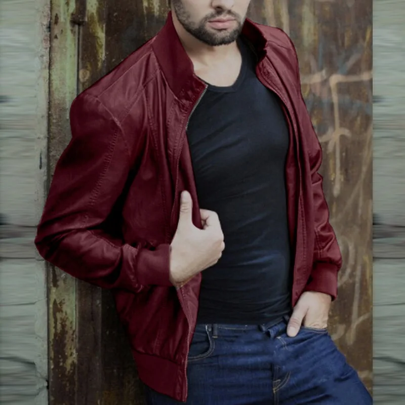Fashion Brand Men Thin Jackets 2019 Autumn Male High Quality Casual Jacket Men's Solid Color stand collar zipper Coats | Мужская