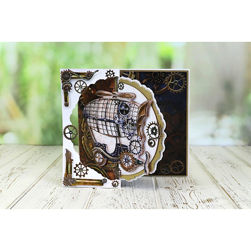 

New 2020 Metal Cutting Dies and Scrapbooking For Paper Making Aircraft Embossing Hot Foil Plates Frame Card Craft No Stamps