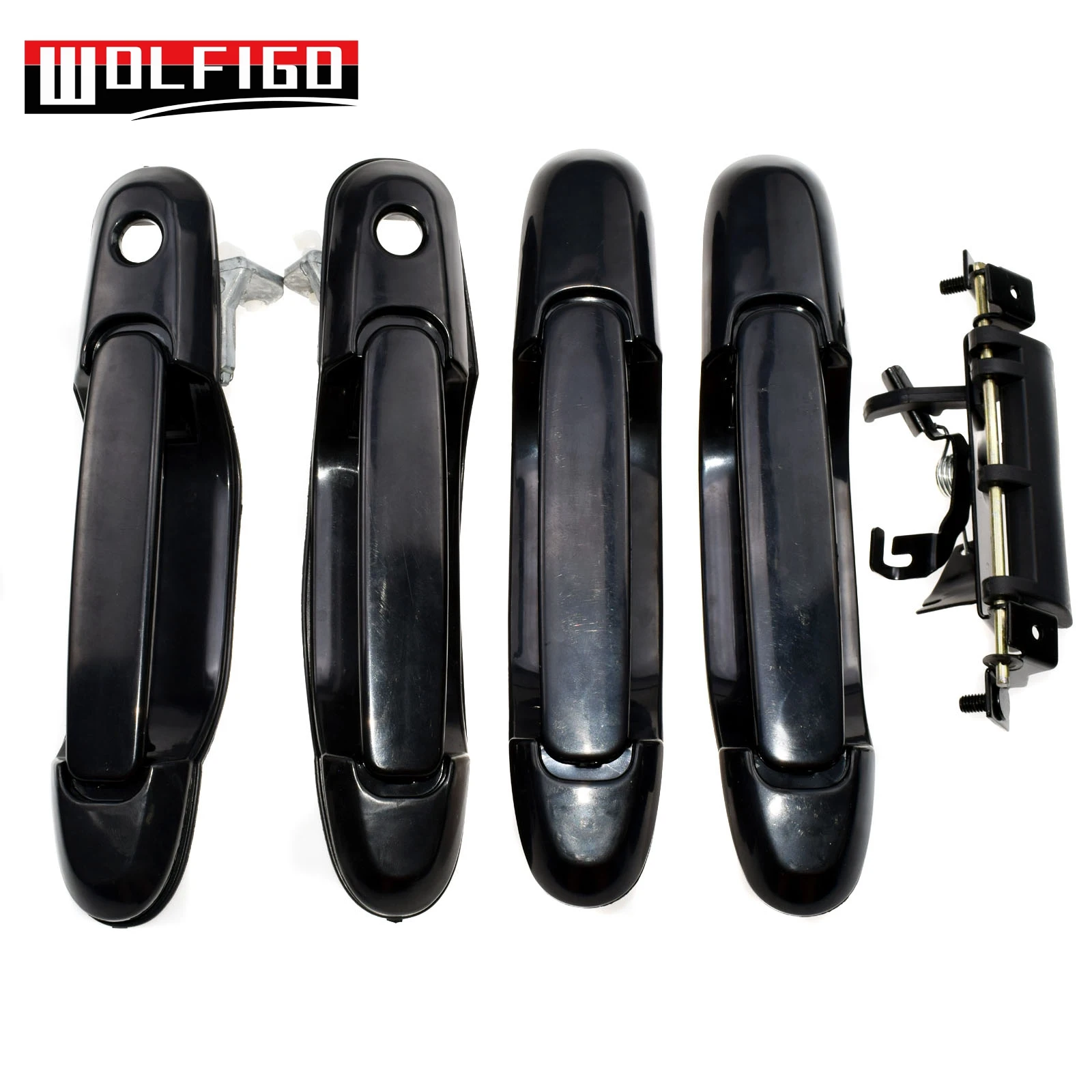 WOLFIGO новые черные наружные дверные ручки передние и задние подъемные ворота