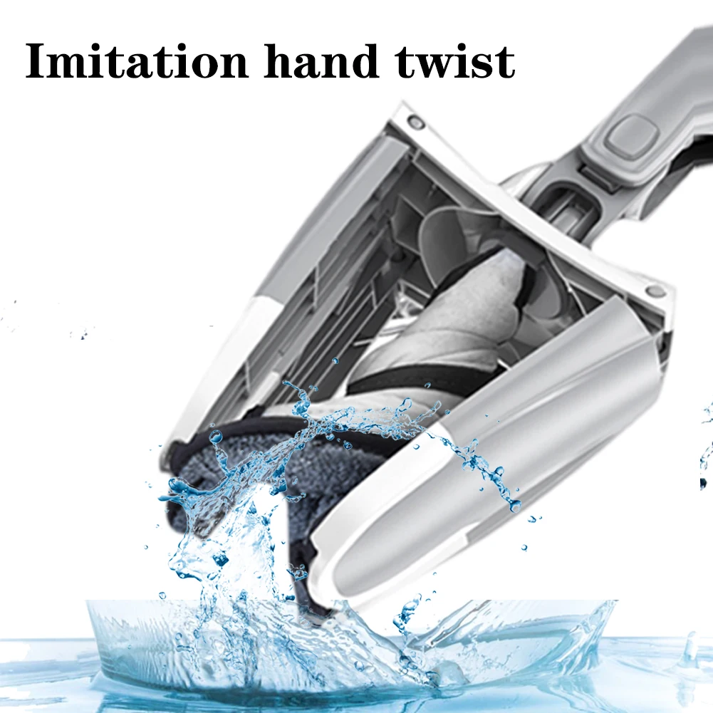 Х Тип Швабра для пола с многоразовые накладки из микрофибры 360 градусов ручка