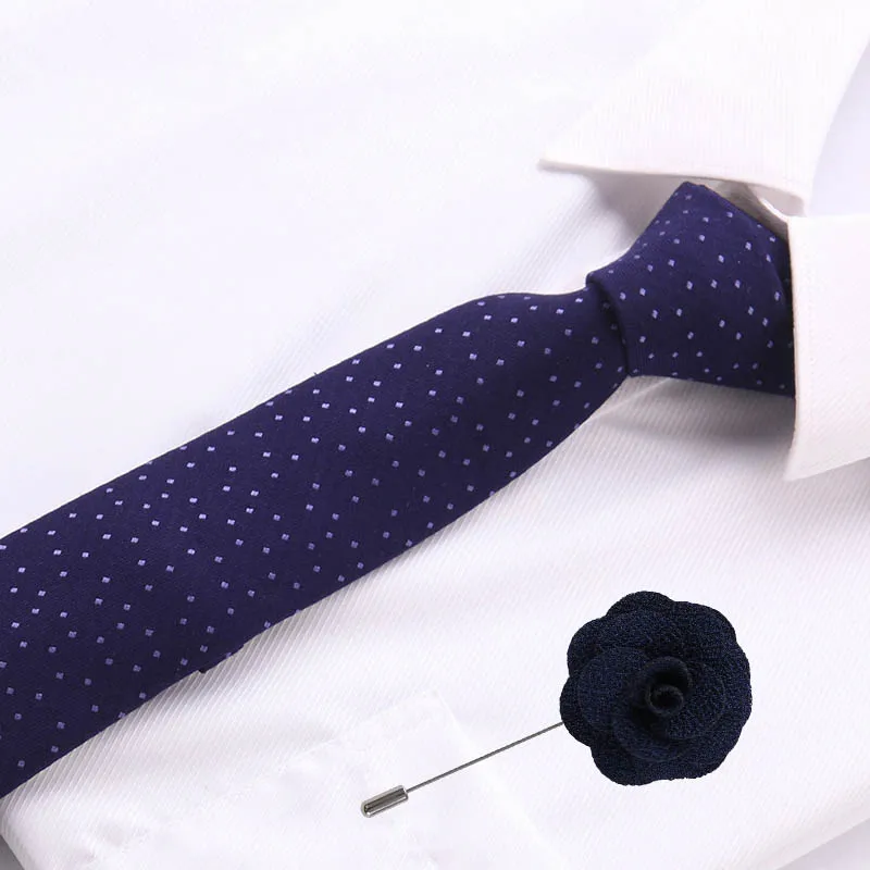 Высококачественный мужской галстук 6 5 см Узкие галстуки Деловое платье