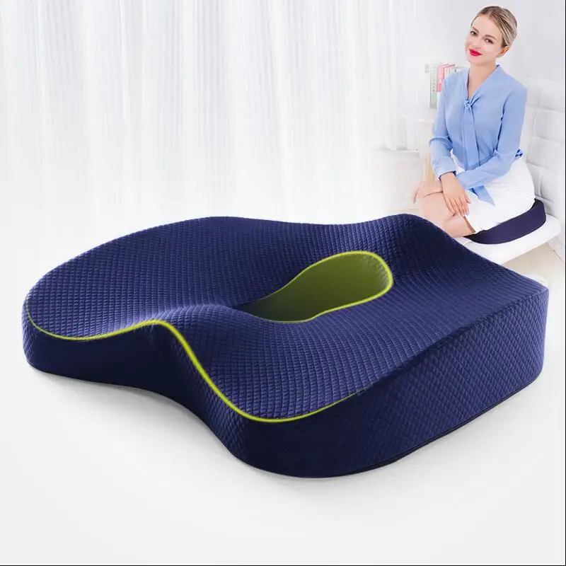 Подушка для офисного кресла Нескользящая подушка из пены с эффектом памяти