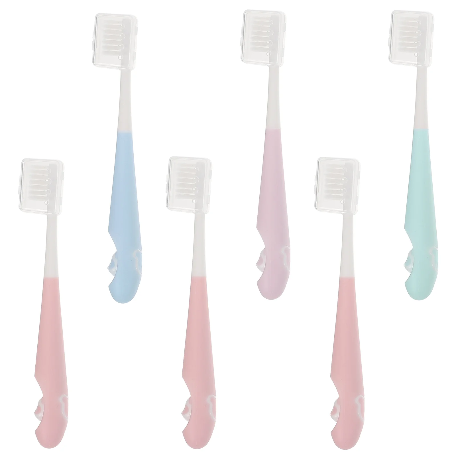 

1 Набор детских зубных щеток для ухода за полостью рта, Мультяшные мягкие зубные щетки (разные цвета)